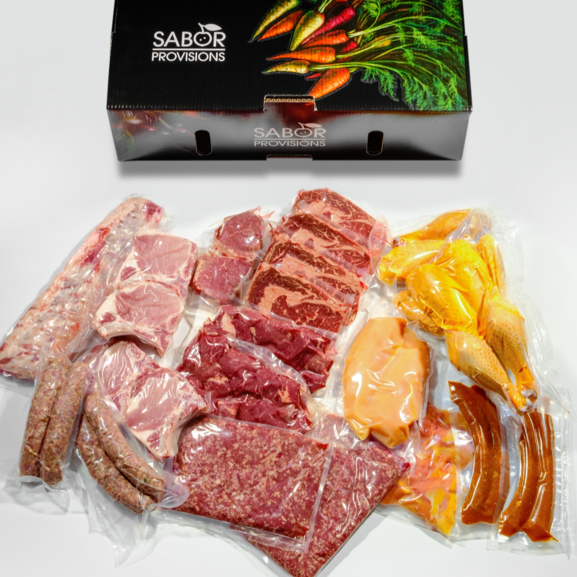Beef, Chicken & Pork Origin Box